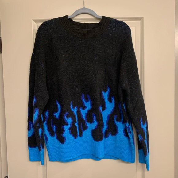flame sweater shein